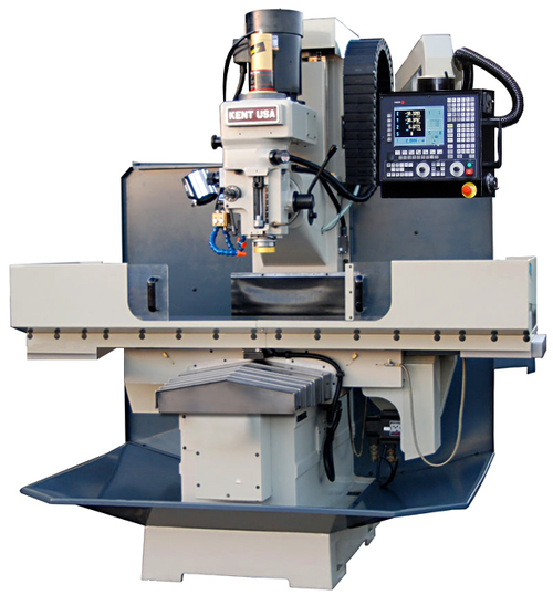 Kent 3-Axis CNC Bed Mill 18" x 59" with Acu-Rite G2 CNC Control - TW-40QI-A