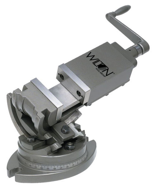 Wilton 3-Axis Precision Tilting Vise, 3" Jaw Width, 1-15/16" Jaw Depth - 11701