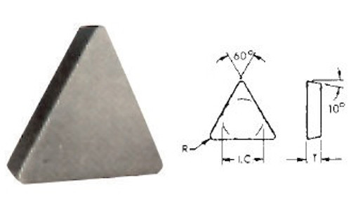 Aloris Carbide Triangular Inserts