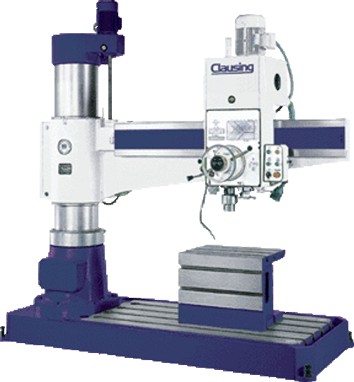 Clausing Large Capacity, Heavy-Duty Radial Drills Clausing Large Capacity, Heavy-Duty Radial Drills