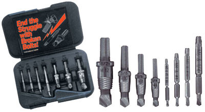 Astro Pneumatic 9447 25-Piece Screw Extractor, Drill Bit & Guide Set