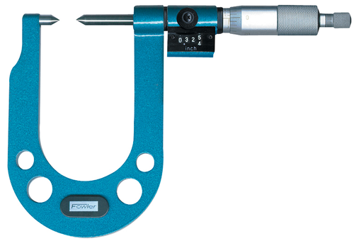Fowler Extended Range 0.3"-1.7"/7-45mm Digital Point Micrometers