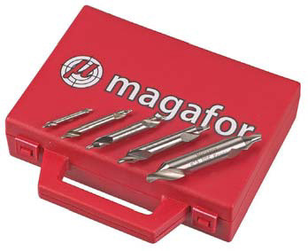 Magafor 5 pc. HSS Drills and Countersink Sets