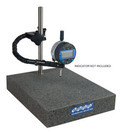 Flexbar Granite Base Indicator Stand, Off The Post Model, 12" x 18" - 12031