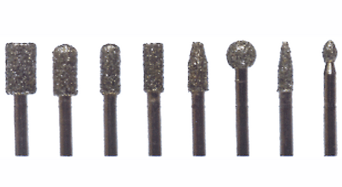 Promax Diamond Plated Large Head Burr Sets