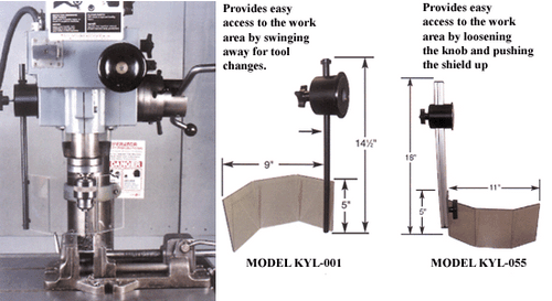 Rockford Safety Chip Shields For Small Mills & Drills
