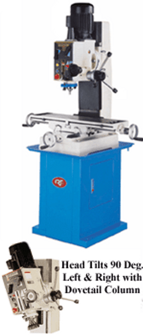 Rong Fu Milling/Drilling Machines Dovetail Column w/ Geared Head RF-45