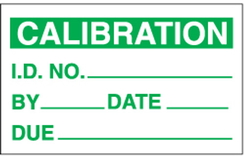 SPI Miniature Clear Cover Calibration Labels