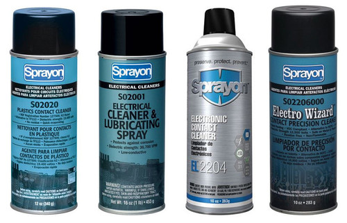 Sprayon Contact Cleaners Sprayon Contact Cleaners
