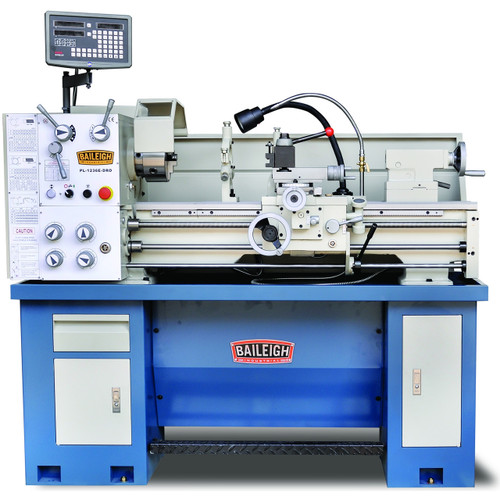 Baileigh PL-1236E-DRO-1.0 Metal Lathe with DRO, 12" Swing, 36" Length - BA9-1016617 Baileigh PL-1236E-DRO-1.0 Metal Lathe with DRO, 12" Swing, 36" Length - BA9-1016617