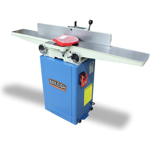 Baileigh IJ-655-HH-1.0 Wood Jointer with Spiral Cutter Head, 6" x 55" Table - BA9-1023065