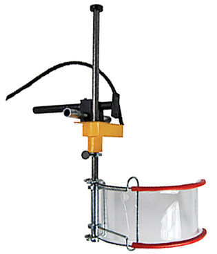 Flexbar 3-Axis Universal Mount Interlocked Guard w/ 4" Radius Wrap-Around Shield - 13590