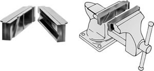 Flexbar-Made Magnetic "Soft-Jaw" Vise Liners - 14001 Flexbar-Made Magnetic "Soft-Jaw" Vise Liners - 14001