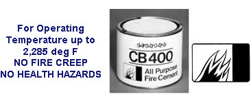 Flexbar Hi-Temp CB-400 Multipurpose Fire Cement - 15008