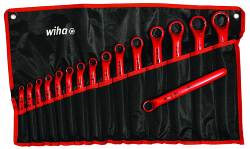 Wiha Insulated Deep Offset Wrench Set, 16 Piece Metric - 21093