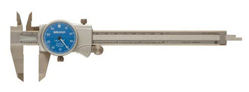 Mitutoyo Dial Caliper, 0-6" with Blue Dial Face - 10-766-4 Mitutoyo Dial Caliper, 0-6" with Blue Dial Face - 10-766-4