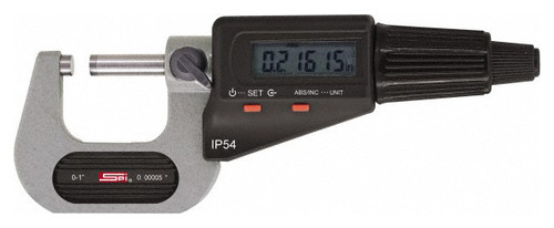 SPI IP54 Electronic Micrometer, 5-6" - 11-550-1