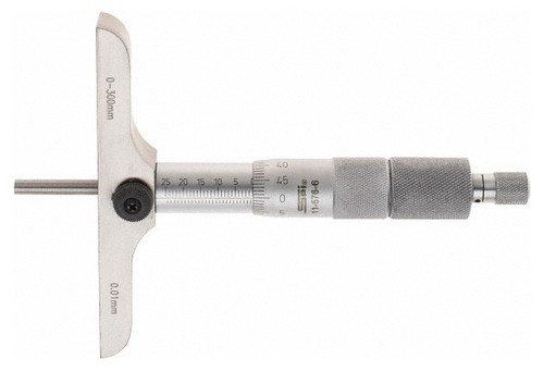 SPI Depth Micrometer, 0-300mm Range, 102mm Base - 11-576-6