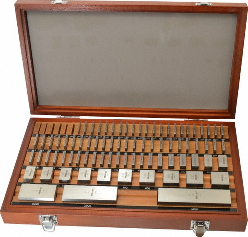 Mitutoyo Square Gage Block Set, 81 pc. Grade AS-1 - 11-586-5 Mitutoyo Square Gage Block Set, 81 pc. Grade AS-1 - 11-586-5