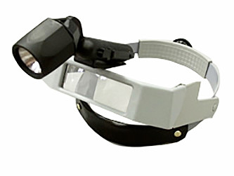 Edroy Magni-Focuser Magnifier w/Light & Auxiliary Lens 4.75X Power - 115L