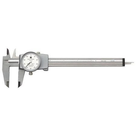 Brown & Sharpe Dial Caliper 0-6" White Face - 11-864-6