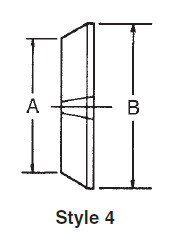 Riten Interchangeable Bell Head Adapter, Style 4, Center Type II - 00234