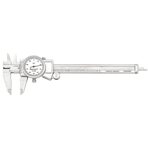 Starrett Exact Dial Caliper, 0-6" - 1202-6F