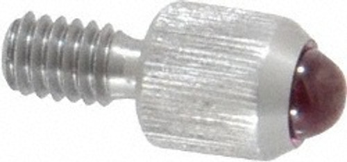 SPI  1/4"x 3mm w 4-48 RUBY POINT  - 12-598-9