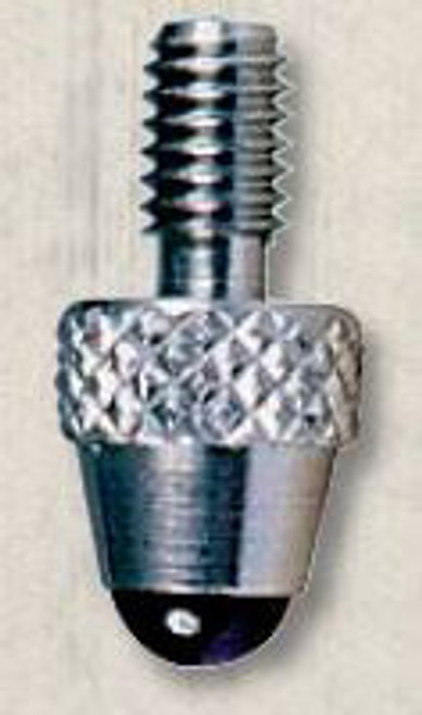 SPI Dial Indicator Contact Point, Ruby, 1/2" Tip, 3mm Ball, #4-48 Thread - 12-600-3