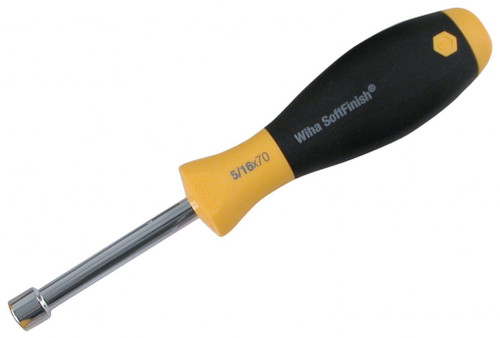 Wiha Hollow Shaft SoftFinish® Inch Nut Driver, 11/32" - 34340