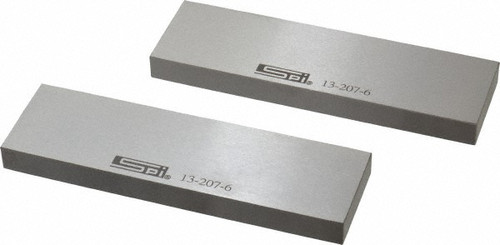 SPI Precision Steel Parallel, 1/2" Thick x 6" Long, 1-3/4" Height - 13-207-6