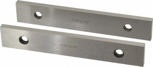 SPI Precision Steel Parallel, 1/4" Thick x 6" Long, 1" Height - 13-212-6