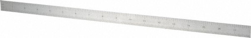 SPI Flexible Steel Rule, Satin Chrome Finish, 18" 4R - 13-871-9