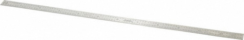 SPI Flexible Steel Rule, Stainless Steel, 12"/300mm E/M - 13-889-1