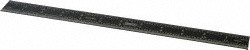 SPI Rigid Steel Rule, EZ View Finish, 12"/300mm E/M - 13-899-0
