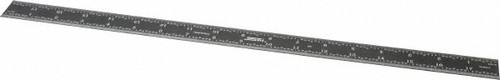 SPI Rigid Steel Rule, EZ View Finish, 18" 5R - 13-902-2