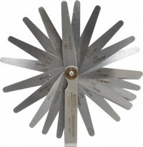 Tapered Leaf Thickness Gage 26 Leaves Range .0015" to .025" - 14-154-9
