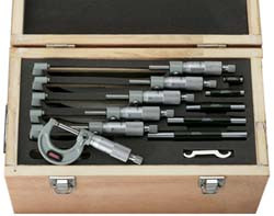 SPI Outside Micrometer SET, 0-150mm - 14-253-9