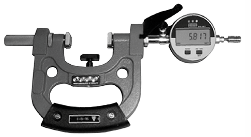 Flexbar Dial Snap Gage, 0-1"/0-25mm with Indicator - 14790-1