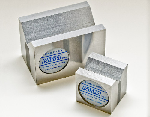 NTM Magnetic V-Blocks Size 1.10"L x 1.10"H x .98"W - 41101