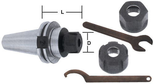 Bison Cat-V-Collet Chuck - 188-440