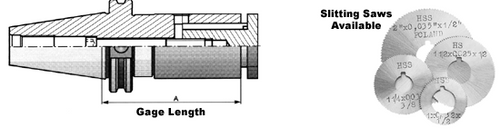 Bison Cat V-Flange Semi-Flush Slitting Saw Holders - 192-525