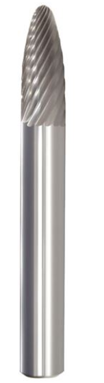 Carbide Burr SF-42, Tree-Radius End - 20-008-001