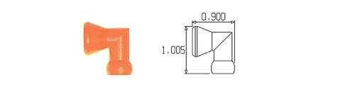 Loc-Line Elbow Fittings 1/4", pack of 20 - 49435