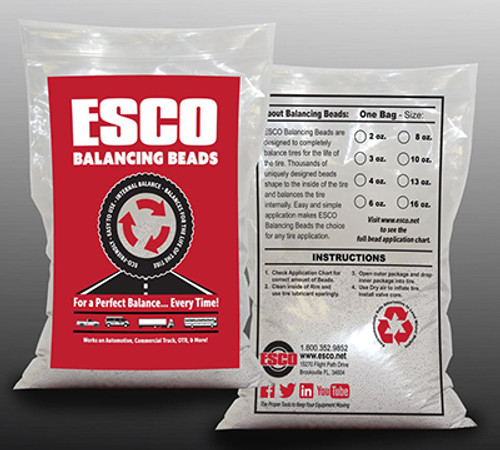 Esco Balancing Beads, Automotive/Light Truck Tire, 3 Ounce Bag - 20468C