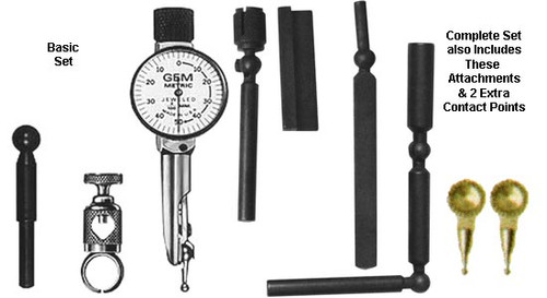GEM Dial Test Indicator Sets Jeweled Movement - 222-B