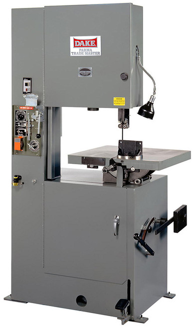 Dake Vertical Bandsaw, Trademaster with Welder, 220-volt 3-phase - 88071 Dake Vertical Bandsaw, Trademaster with Welder, 220-volt 3-phase - 88071