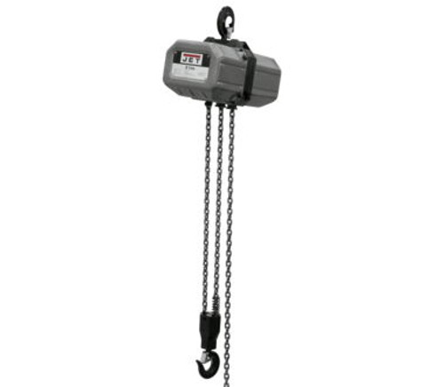 Jet 2SS-1C-10, 2-Ton Electric Chain Hoist 1-Phase 10' Lift   - 211000