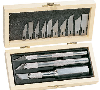 General Tool Three-Piece Precision Hobby Knife Set  - 1915