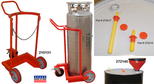 Wesco Large Liquid Gas Cylinder Cart - 272140